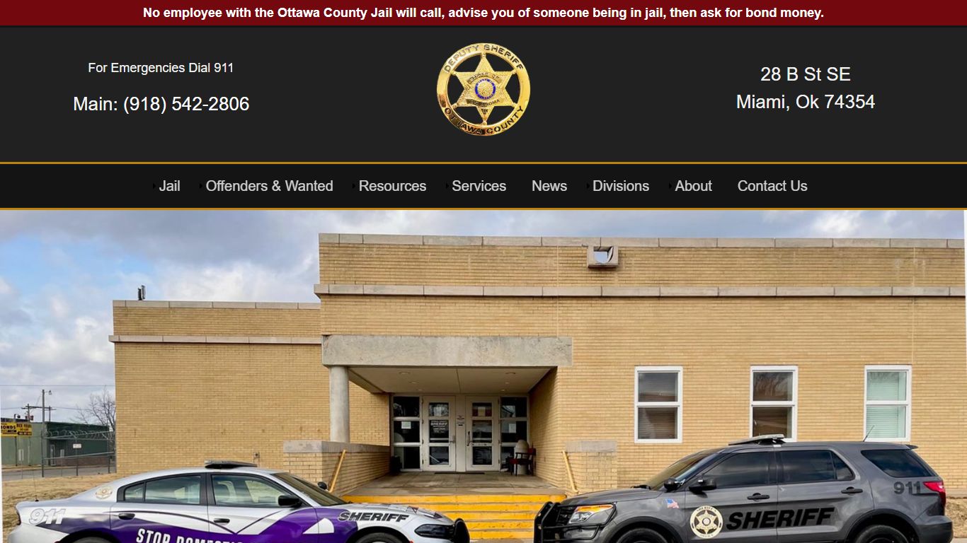 Ottawa County Sheriff's Office Ottawa OK